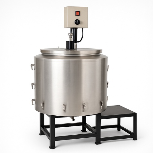 300L SS 304 Batch Pasteurizer Machine, Semi-Automatic