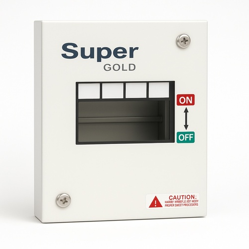 4 Way Single Door Electrical MCB Box