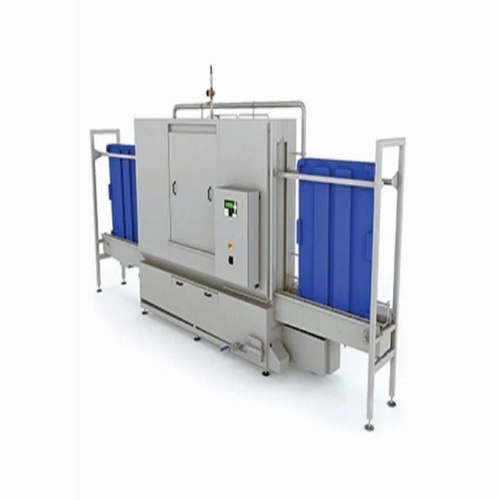 400 Kg Polished Front Load Pallet Washer Machine