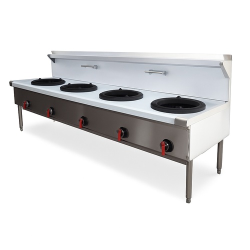 5 Burner Stainless Steel Gas Range