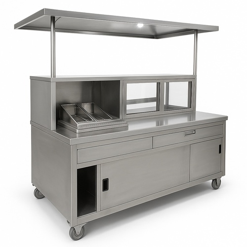 5 Feet Stainless Steel Odapav Counter