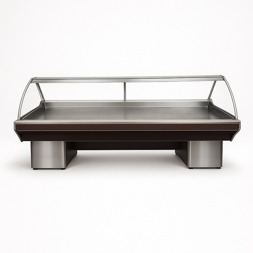 6ft Stainless Steel Fish Showcase