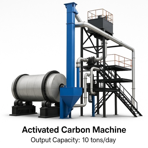 Activated Carbon Production Machine, 10 tons/day Output