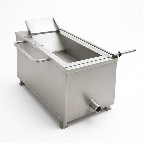 Auto Rectangular Batch Fryer Machine