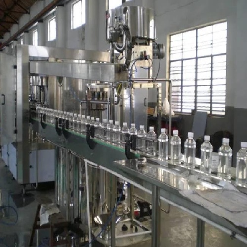 Automated Mineral Water Bottle Filling Plant