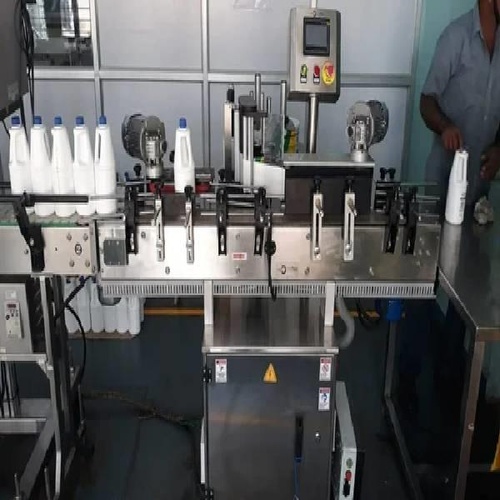 Automatic Bottle Sticker Labelling Machine