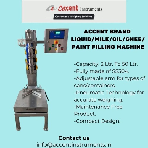 Automatic Ghee Jar Filling Machine