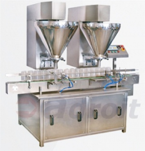 Automatic Powder Bottle Filling Machine
