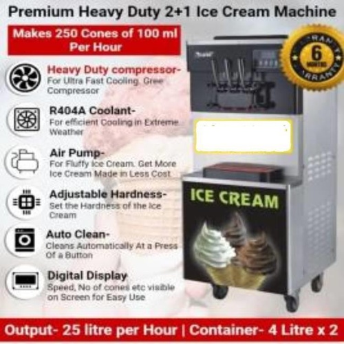 Automatic Softy Ice Cream Machine
