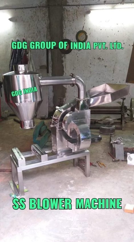 Automatic SS Blower Pulverizer Machine