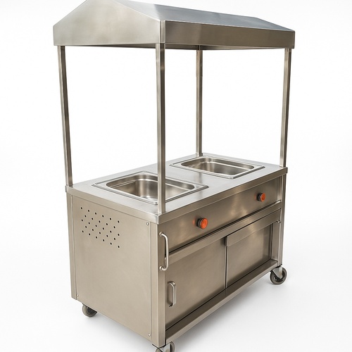 Barbecue Food Stall with Wheels