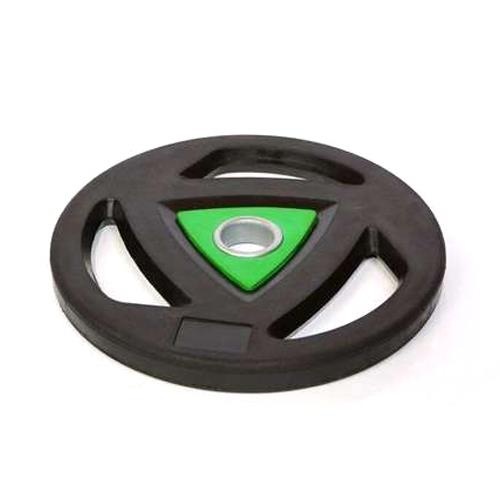 Black Round Double Color Plate, Gym
