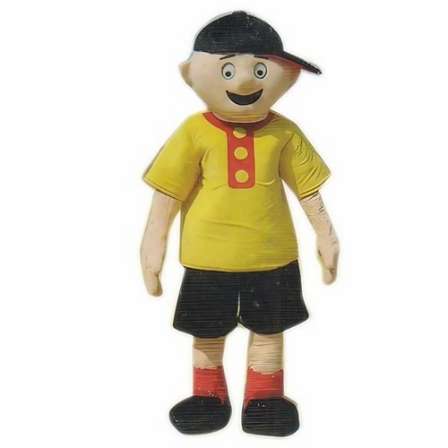 Black Yellow Plain Polyester Cartoon Costumes