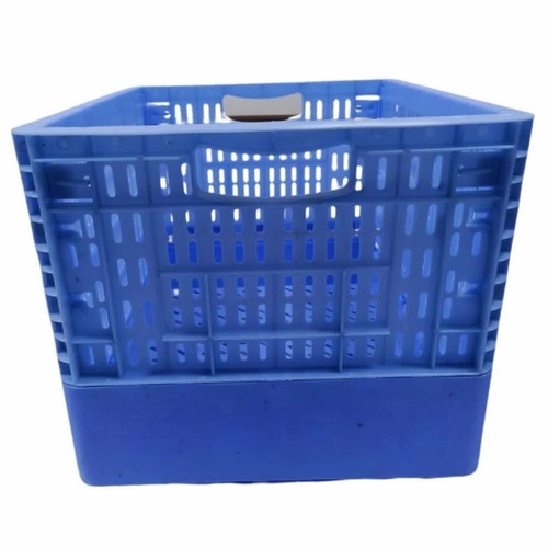 Blue HDPE Storage Crate 400x300x120mm