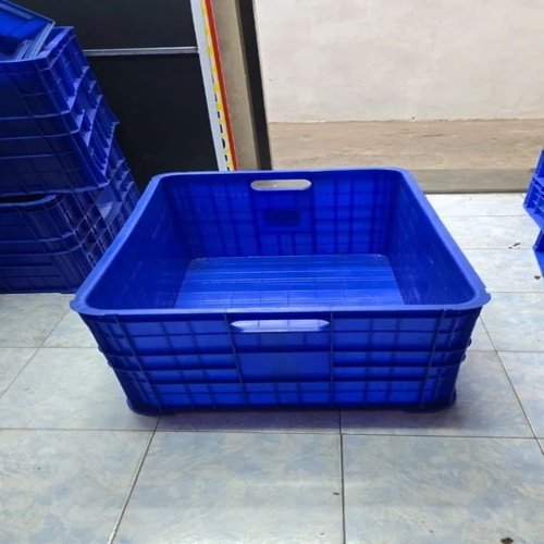 Blue Super Jumbo Wheeled Storage Crate, 900X600X550mm