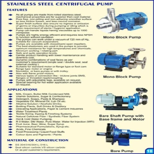 Cast Iron 3 HP Lined Centrifugal Pump, Industrial PD15