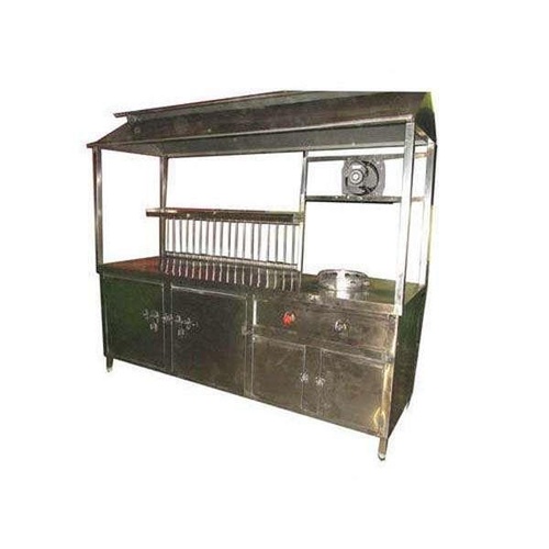 Chole Tikiya Serving Counter