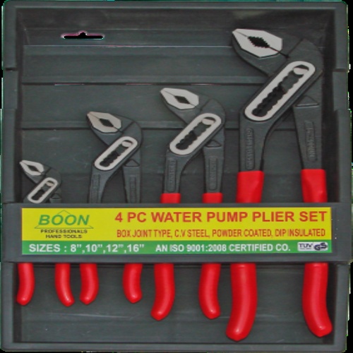 Chrome Vanadium 4-Piece Water Pump Plier Set