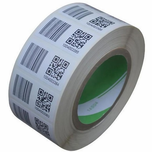 Chromo Paper Printed Barcode Labels