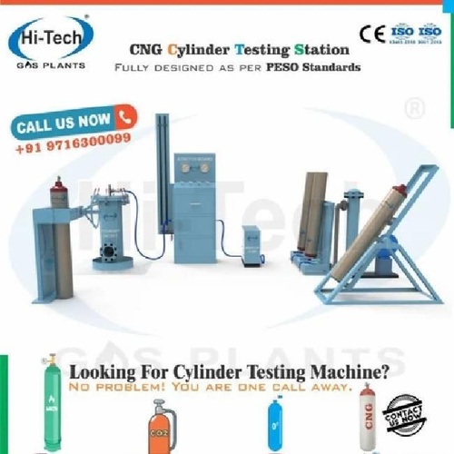 CNG Cylinder Water Hydraulic Testing Station