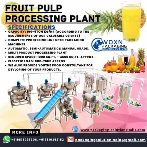 Cold Pressed Juice Extraction Plant