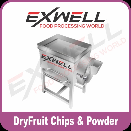 Commercial Semi-Automatic Dry Fruit Chips Powder Machine
