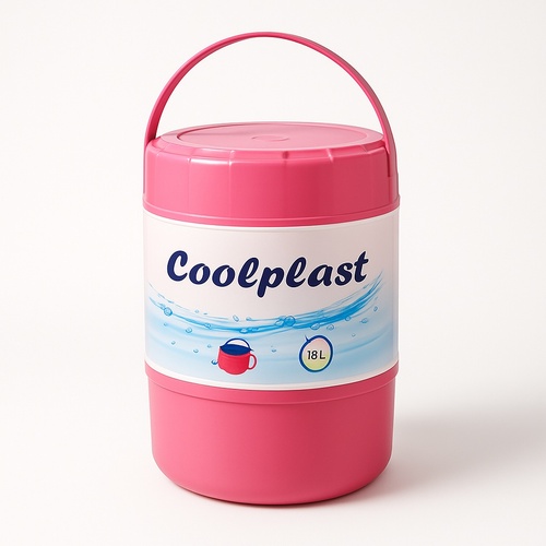 Coolplast Pink Water Container, 18 Liter