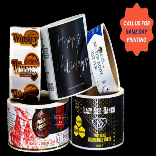 Custom Foil Label Sheet