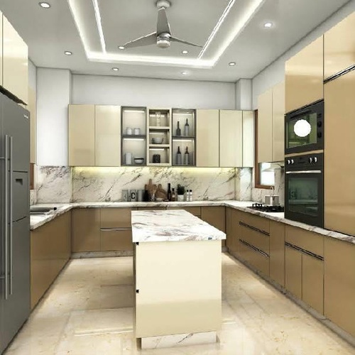 Custom Modular Kitchen Option 3
