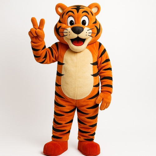 Custom Satin Inflatable Tiger Costume