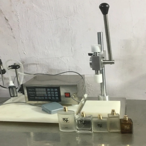 Digital Liquid Filling Manual Perfume Crimping Machine