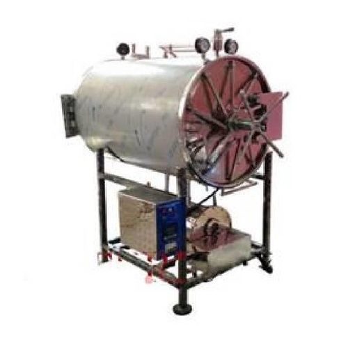 Double Door Cylindrical Sterilization Machine