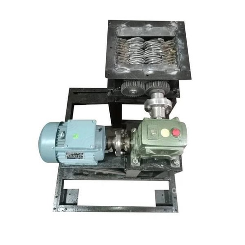 Double Shaft Organic Waste Shredder Machine