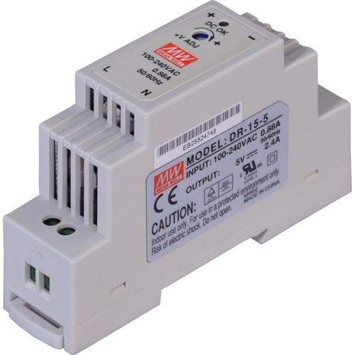 DR15 5 Single Output DIN Rail Switching Power Supply