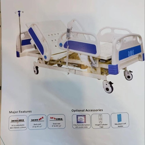 Electric Motorized ICU Bed, 3 Function
