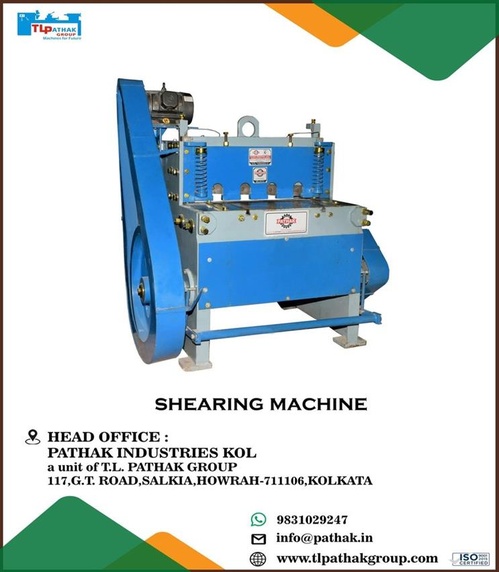 Electric Undercrank Shearing Machine, 50 Hz, 440-460 V