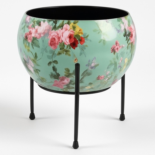 Enamel Iron Designer Planter, MK-AB-11494643