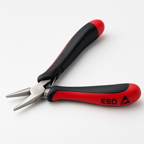 ESD Long Flat Pliers 125mm