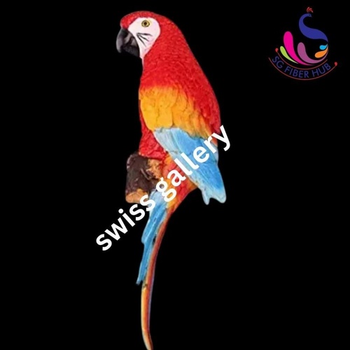 Fiber Parrot Wall Decor