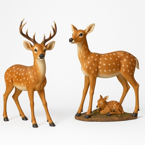 Fiber Realistic Animal Statues, 0-2 Feet