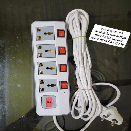 Four Switch Four Socket Panel