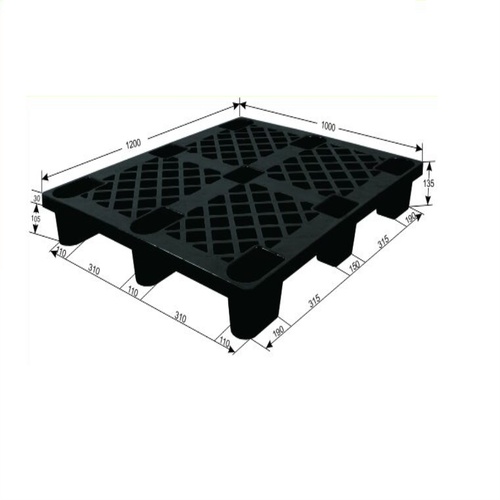 Grey Square Heavy Duty Plastic Pallets