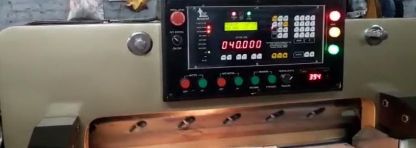 Heavy Duty Programmable Paper Cutting Machine
