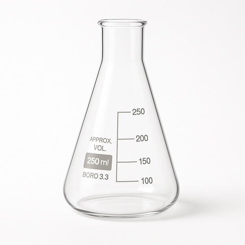 Heavy-Wall Borosilicate Conical Flask