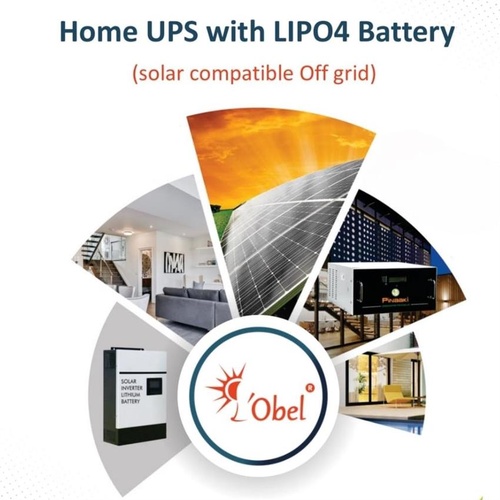 Home UPS with LiPo4 Battery for Solar