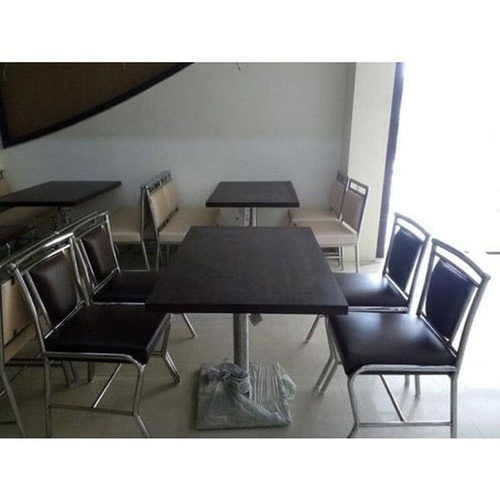 Hotel Stainless Steel Dining Table Set