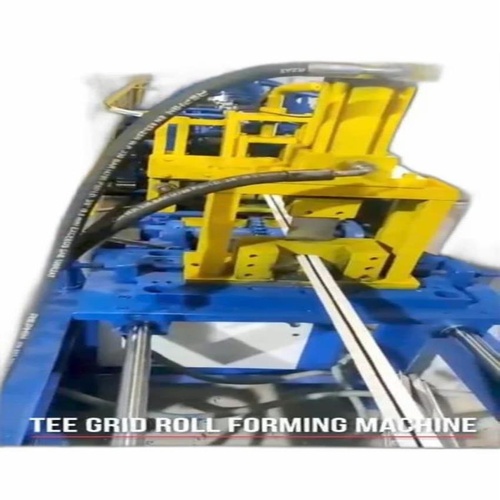 Hydraulic Steel Tee Grid Roll Forming Machine