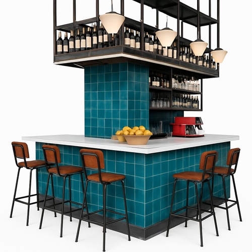 Indian Mocktail Counter for Drinks