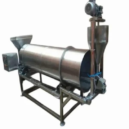 Industrial Kurkure Puff Masala Flavoring Drum, 150 kg/H Capacity