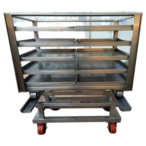 Industrial Stainless Steel Bakery Trolley